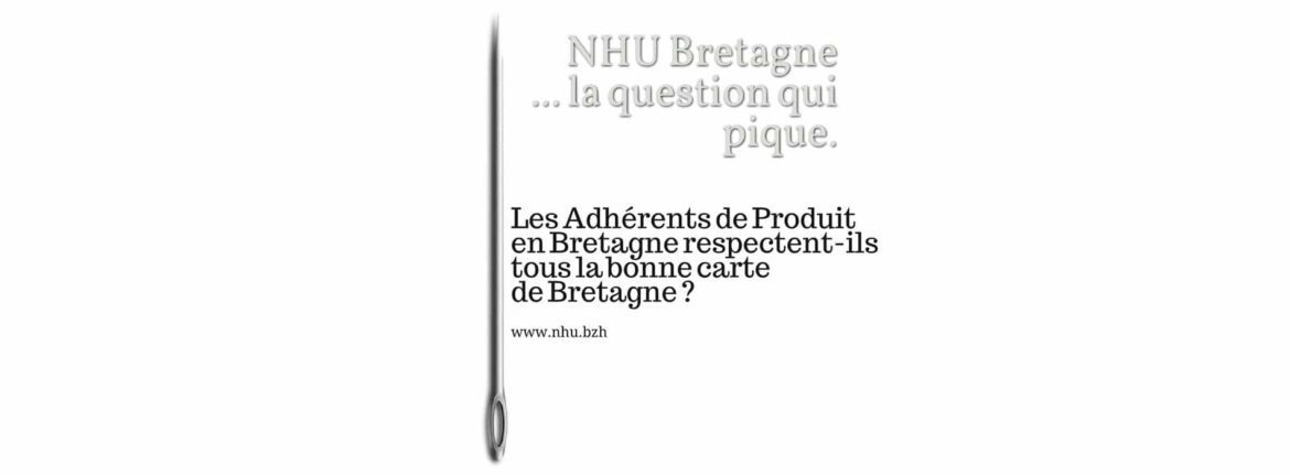 carte de Bretagne et Produit en Bretagne