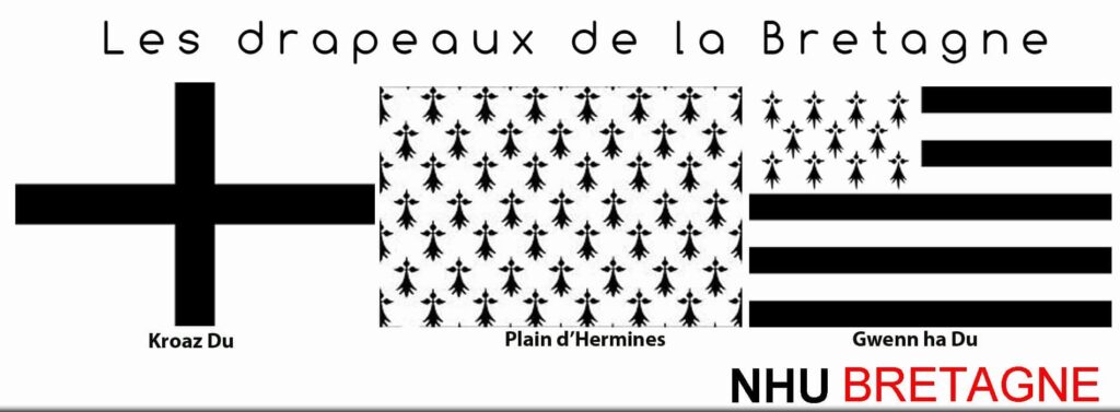 drapeaux de la Bretagne