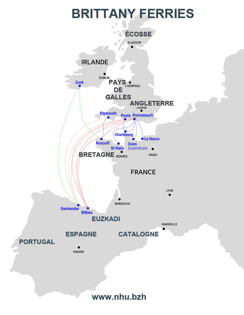 la compagnie maritime bretonne Brittany Ferries