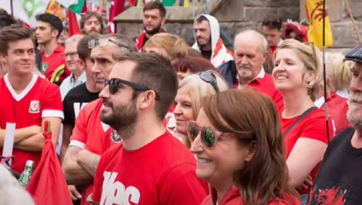 marche pour l'indépendance du Pays de Galles