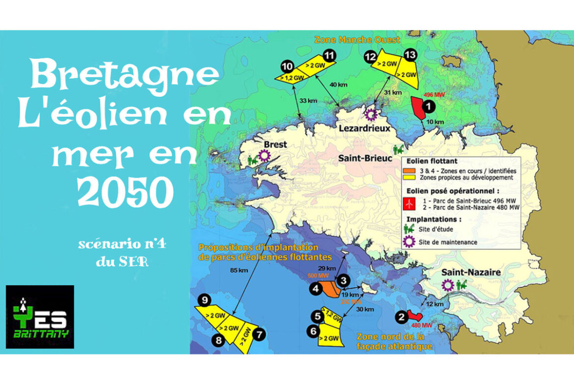 éolien en mer en Bretagne
