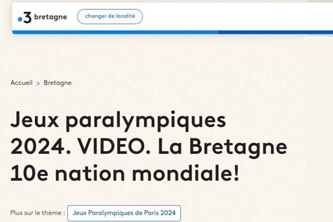 Pour la Bretagne bilan encourageant aux Jeux Olympiques de Paris