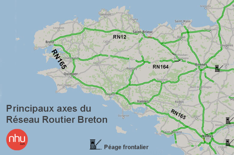 réseau routier breton