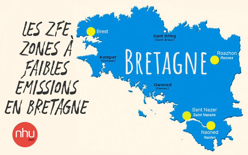 ZFE Zones à Faibles Émissions en Bretagne