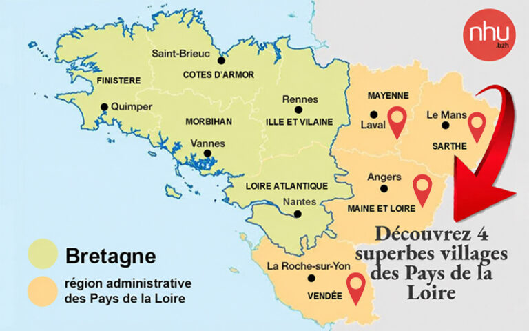 plus beaux villages de la région pays de la loire