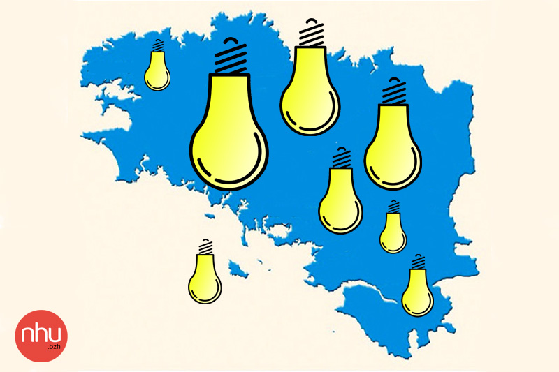 production d'électricité en Bretagne
