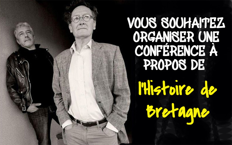 Jean Jacques Monnier et Olivier Caillebot conférences Histoire de Bretagne