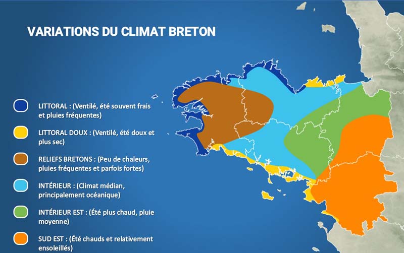 meteo en Bretagne temps breton