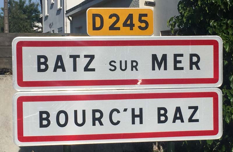 contours de la Bretagne