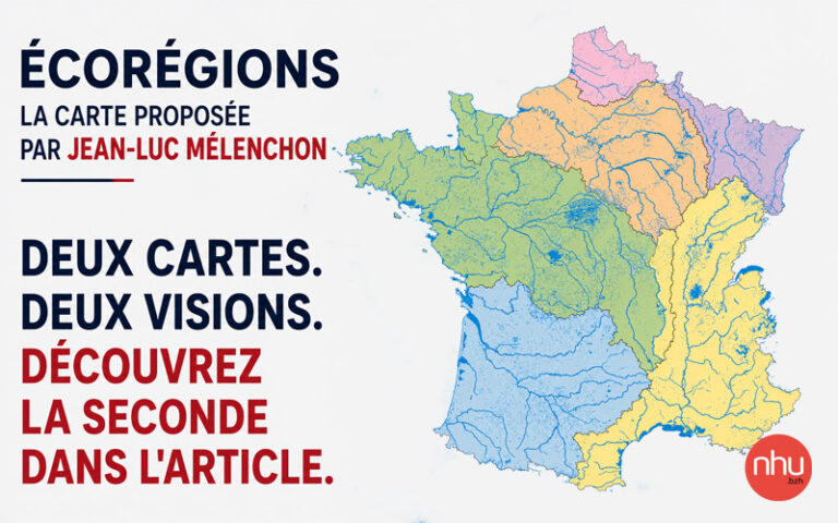 Régions historiques bassins versants Mélenchon