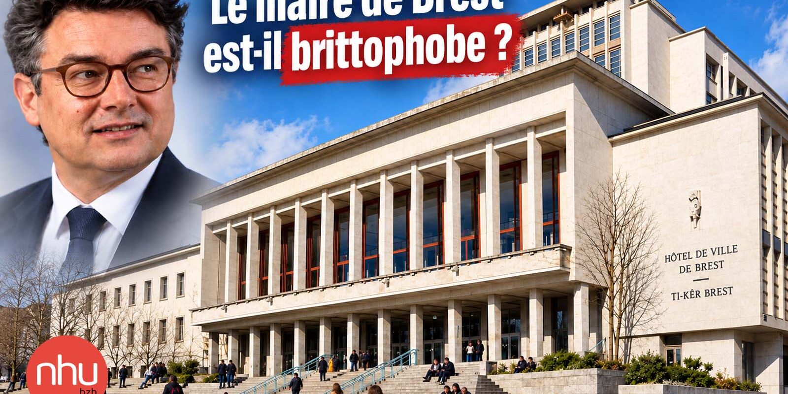 Stéphane Roudaut maire de Brest brittophobie langue bretonne